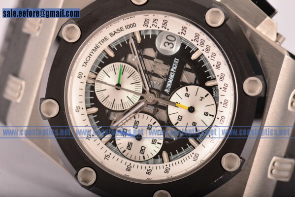Audemars Piguet Rubens Barrichello Chrono 1:1 Clone Replica Watch Steel 26078IO.OO.D001VS.01 (JF)